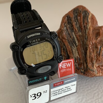 TIMEX SHOCK EXPEDITION M076 イエロー　実働　腕時計 TIMEX SHOCK EXPEDITION M076 イエロー 実働 腕時計