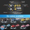 MOONTOY 1:64 Scale Mini Alloy Truck RC Car with LED Lights, 2.4Ghz Remote and App Control Toy Car, 3-Speed Adjustment Pocket Toy Car for Kids 4-8 Years and Adults (Pink)