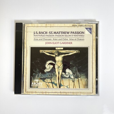 J.S. Bach St. Matthew Passion Arias And Choruses Gardiner  1989 CD