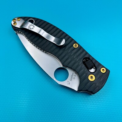 Spyderco Manix 2 C101GP2 w/ Black Anso G10 scales & Bronze Ti screws - 2 opts