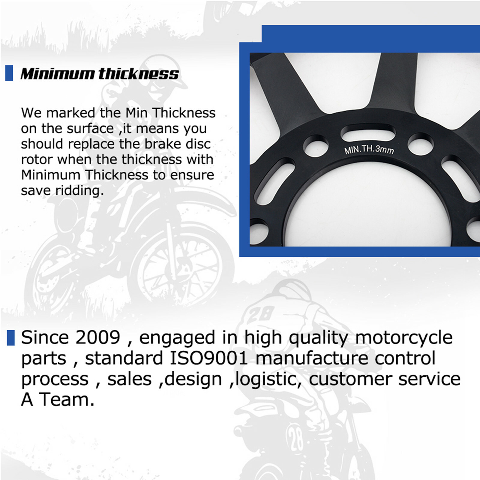 Front Brake Rotors Disc for Yamaha VMX12 V-Max Vmax 1200 1993-2007 VMX1200 93-07