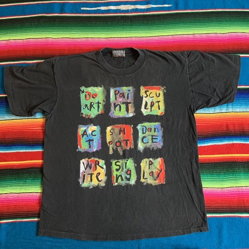 Vintage 90s Fred Babb Art T Shirt Black Single Stitch Size Vintage 90s Fred Babb Art T Shirt Black Single Stitch Size