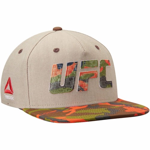 

мужская кепка Reebok UFC с плоским козырьком Flex - хаки | Камуфляж, Multicolor