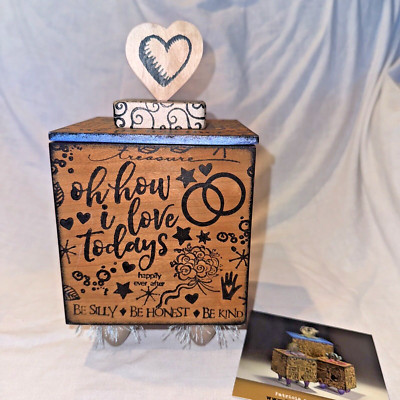 Tattoo Dreams WEDDING Box Unique Decor Item RETIRED Artist Hecker