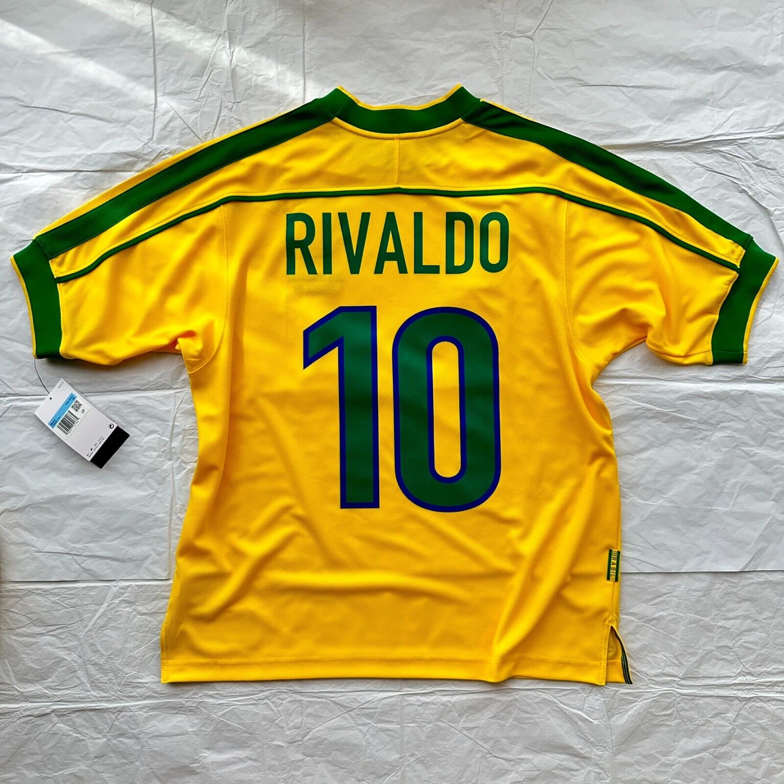 Nike Brazil 1998 World Cup Reissue Rivaldo | eBay Nike Brazil 1998 World Cup Reissue Rivaldo | eBay