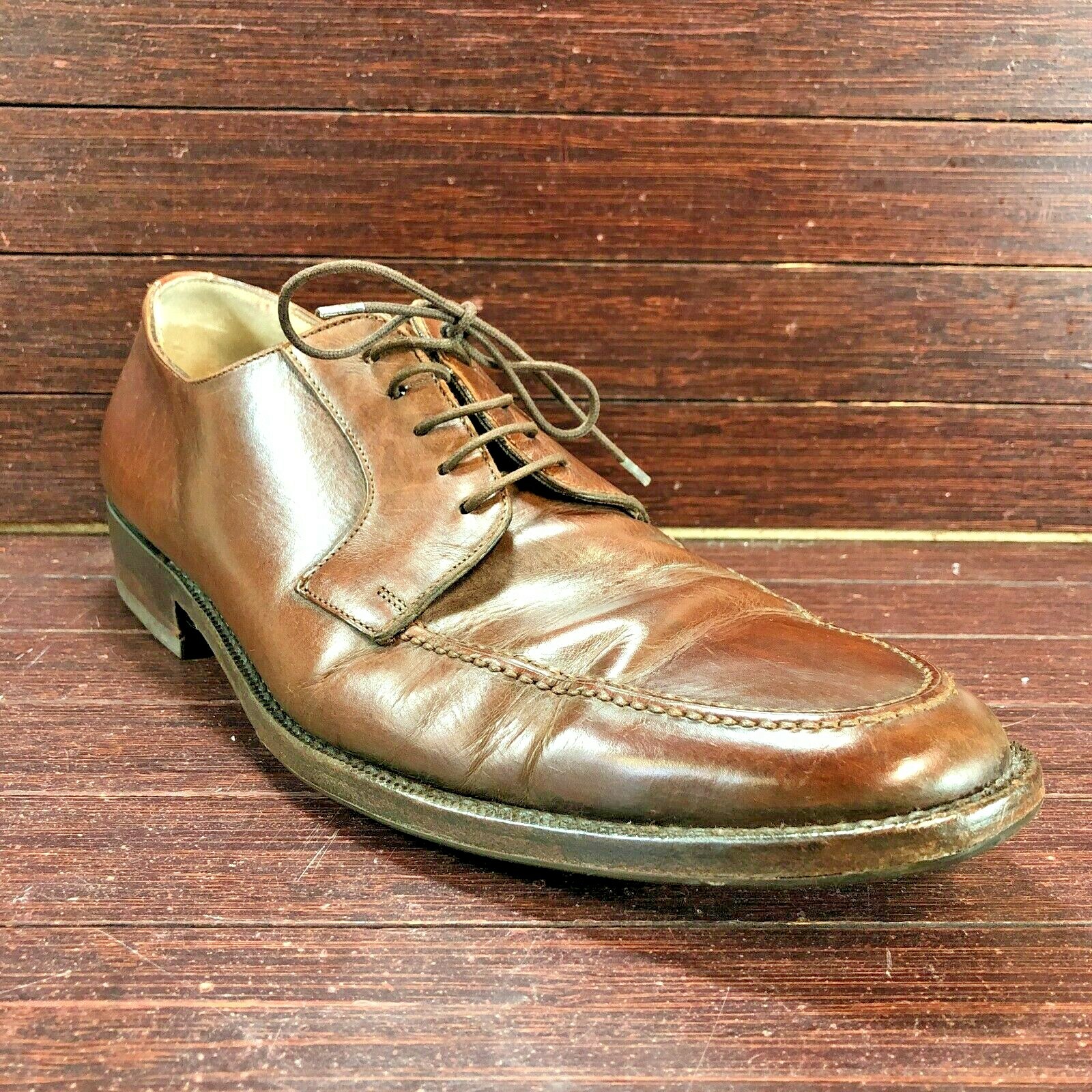 BRAGANO COLE HAAN ITALIAN LEATHER OXFORD MENS SIZE 10.5M BRAGANO COLE HAAN ITALIAN LEATHER OXFORD MENS SIZE 10.5M