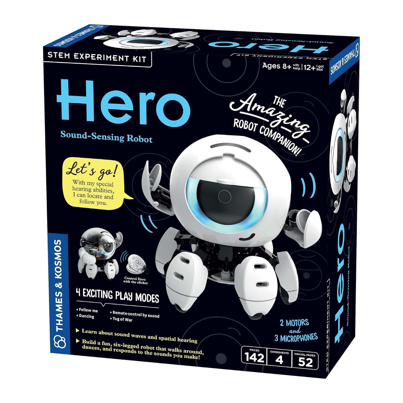 Робот-сенсор Thames And Kosmos Hero, НОВЫЙ В НАЛИЧИИ