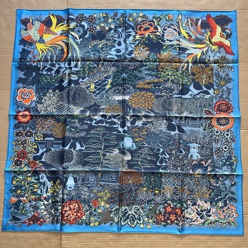 New Hermes scarf silk Carre 90 Mille Feuilles De Soie Double