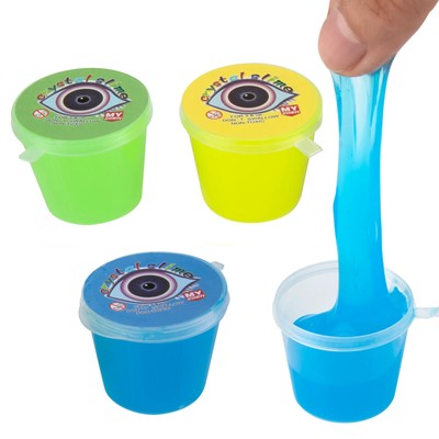 Lot Of 50 Eye Themed Slime Fun Toy! Great Party Favors! Stocking Stuffer Medium
