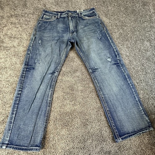 Size 42/32 Distressed Straight Melrose Rn#137182 5 Pocket