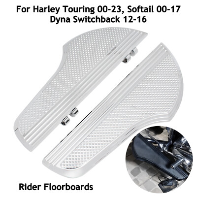 Rider Floorboards For Harley Softail 00-17,Touring 2000-ON,Dyna Switchback 12-16