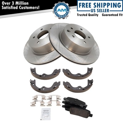 Rear Brake Pad & Rotor Kit Fits 2005-2016 INFINITI 2006-2019 Nissan