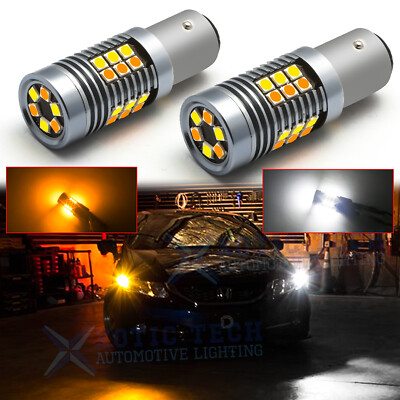 For Honda Accord Civic CRV Switchback LED Front Turn Signal Light DRL Blinker 2x