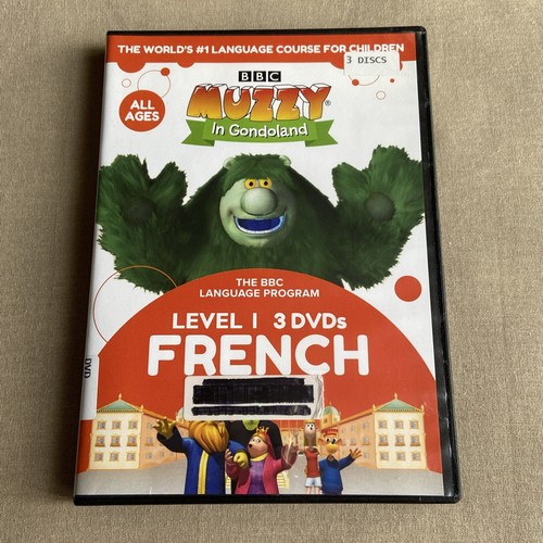 Muzzy in Gondoland: French Level 1 (DVD 2018 3-Disc Set) BBC