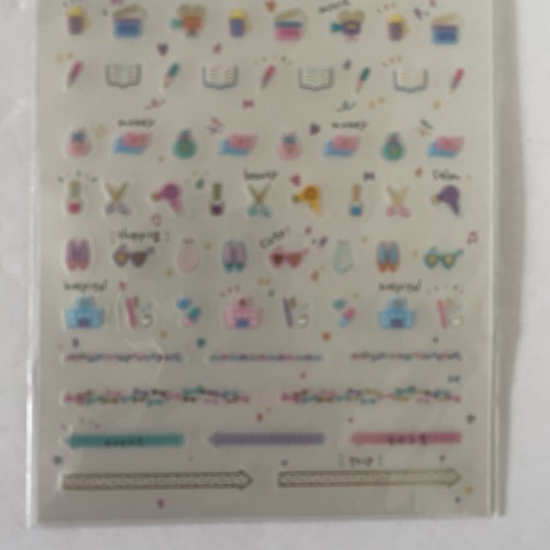 Daiso Japan Planner Schedule Stickers