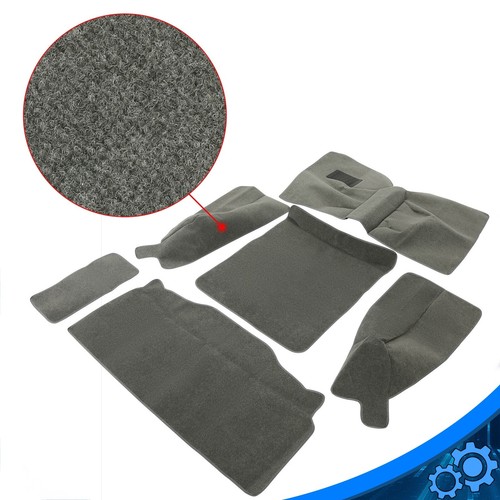 Для YJ Jeep Wrangler 1986-1995 Полный комплект ковров Напольный коврик Серый 6 шт.