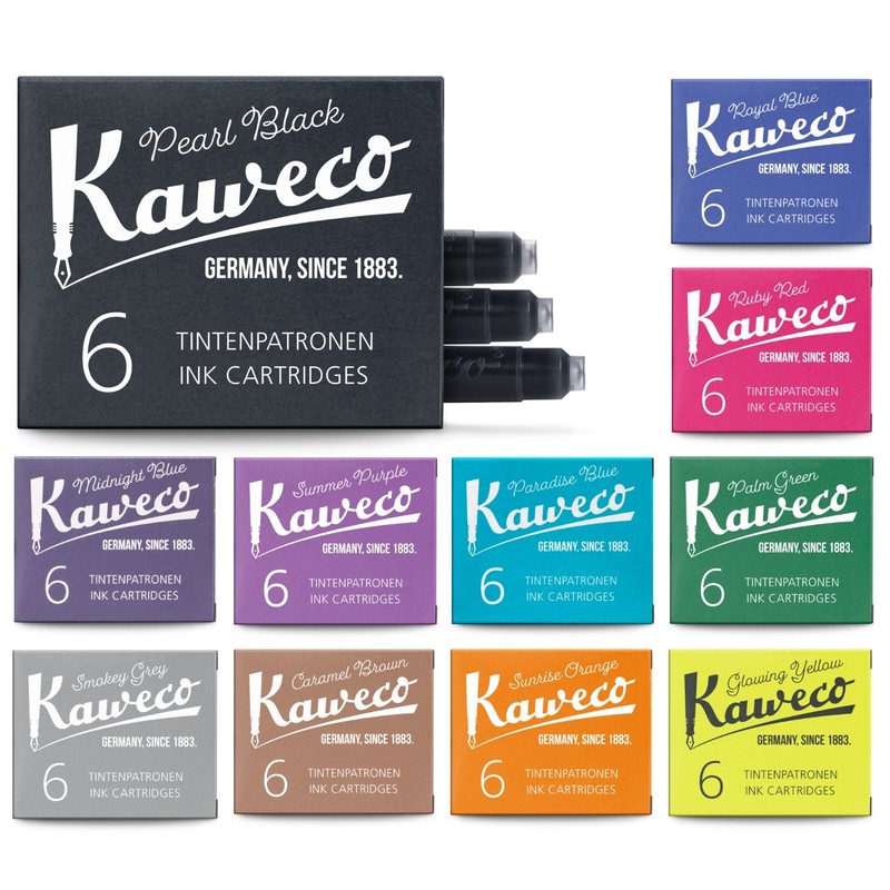 Kaweco | Tintenpatronen | Verschiedene Farben | 6 StÃ¼Ck