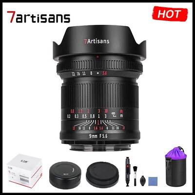 7artisans 9mm F5.6 Full Frame Lens for Sony E Fuji X Canon RF Sigma Leica L SL2