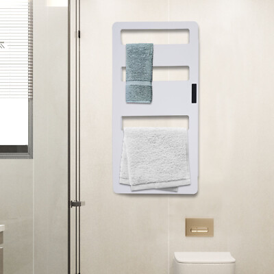 Towel Warmer Wall Mounted Heated Towel Rack with Timer Towel Drying Rack 