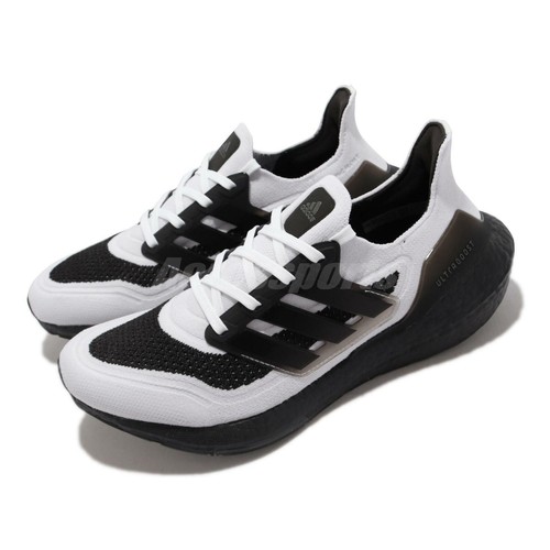 

adidas Ultraboost 21 Oreo White Black Мужские кроссовки для бега Спортивная повседневная обувь S23708, Белый, Ultraboost 21