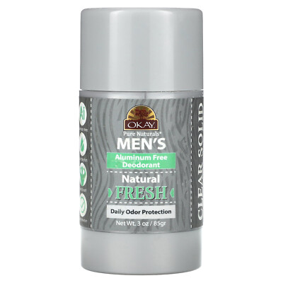 Men's Aluminum Free Deodorant, Fresh, 3 oz (85 g)