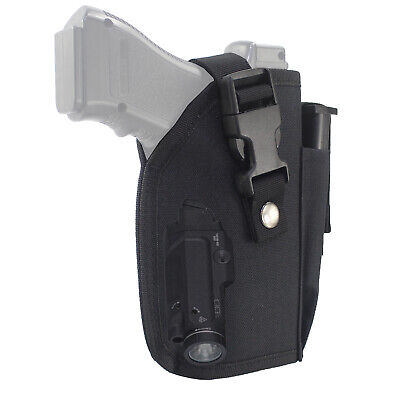 Tactical IWB OWB Handgun Belt Gun Holster for Pistol with Laser/light Attachment