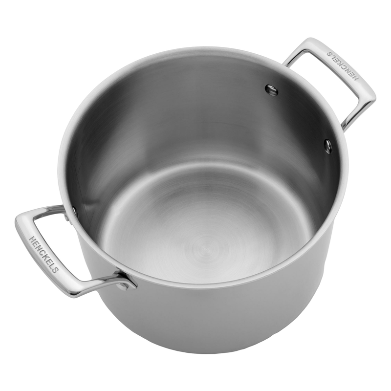 Henckels Tri-Ply Clad Stainless Steel 12-piece Cookware Set, NEW