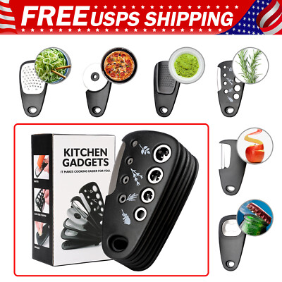 6 Pieces Kitchen Gadgets Set Space Saving Kitchen Cooking Tools Dishwasher Safe