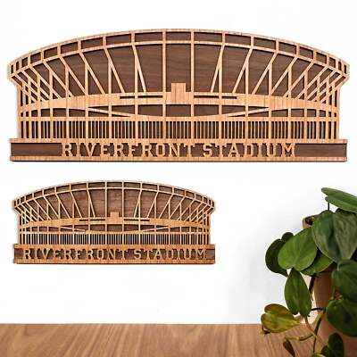 Riverfront Stadium - Vintage Cincinnati Reds and Cincinnati Bengals Wall Art