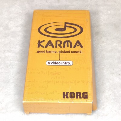 Korg Karma Keyboard VHS Video Intro Music Workstation Information