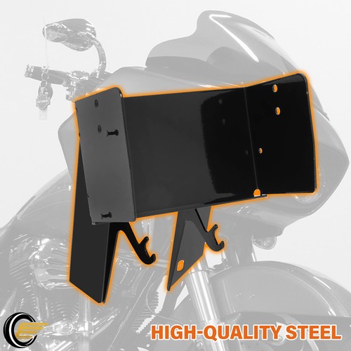 For Harley Road Glide 98-13 Black Front Inner Fairing Radio