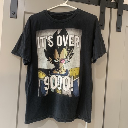 dragon ball z over 9000 t shirt