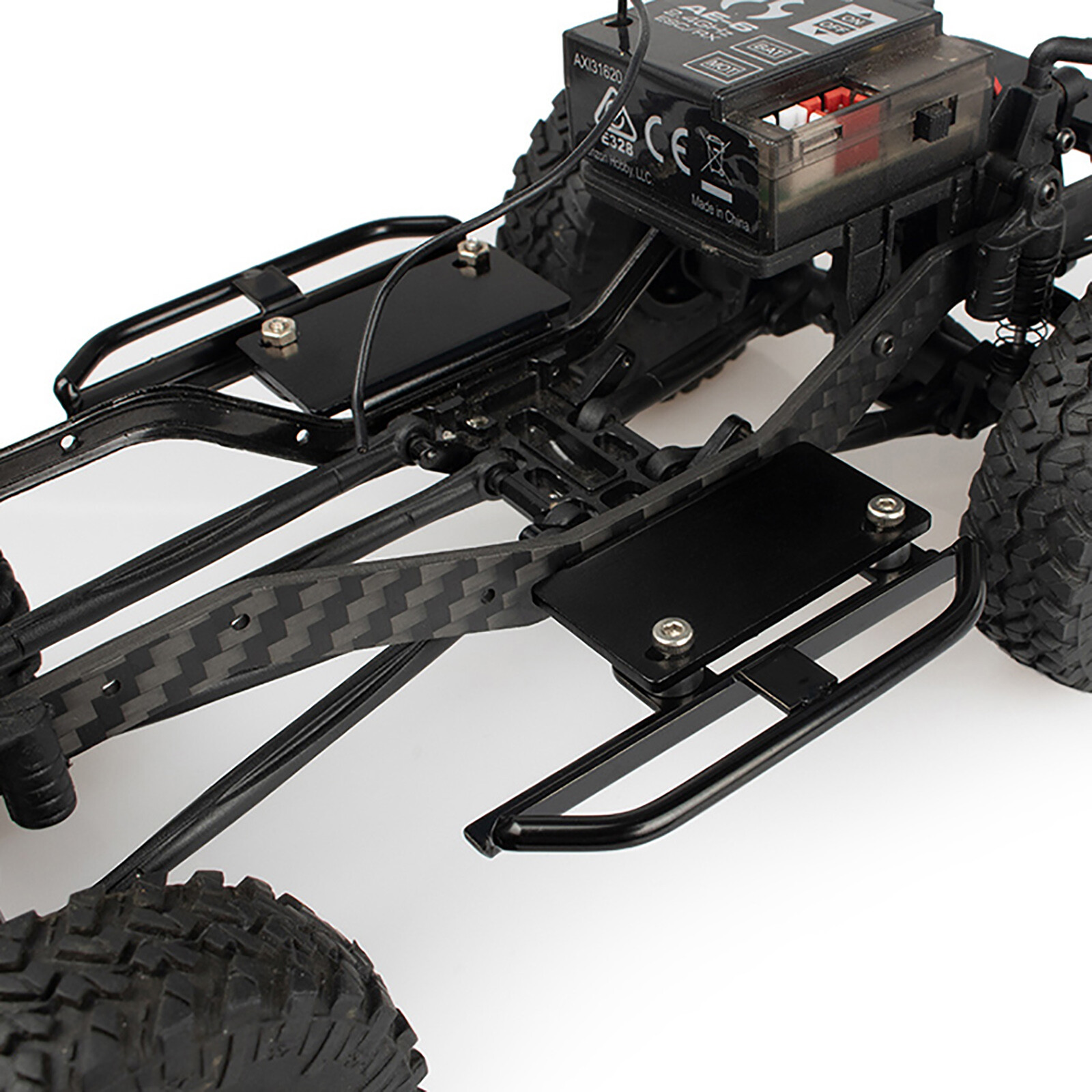 For Axial SCX24 90081 Model Car Metal Side Pedal Car Frame Side Step Board Guard
