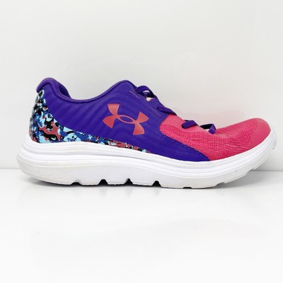 

Кроссовки Under Armour Girls Outhustle Print 3025062-600 Розовые Кроссовки для бега Размер 2Y, Розовый, Outhustle Print