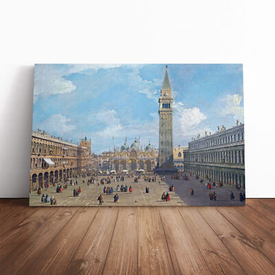 Giovanni Canaletto Piaza San Marco No.2 Canvas Wall Art Print Framed Picture