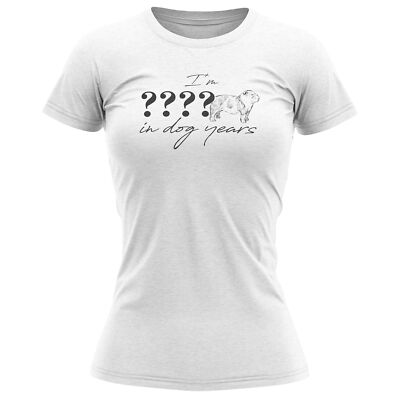 English Bulldog Dog Birthday Personalised T Shirt Her Gifts For Owner Womens