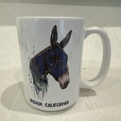 Coffee Mug Mule Bishop California D Handle 4.5  Souvenir Western Packer