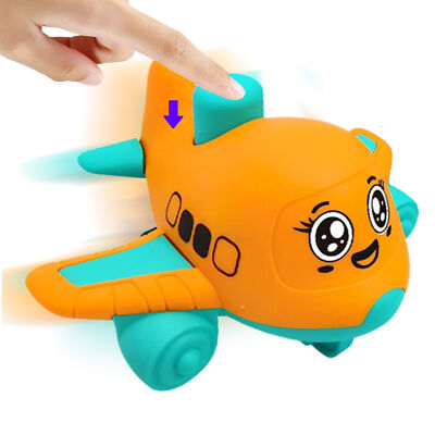 2PCS Friction Powered Cars for Toddler Mini Press and Go Toddler Toy Cars