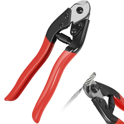 Cable Cutter Multifunctional Wire Rope Cutter w/Safety Lock Bicycle Break Plier 