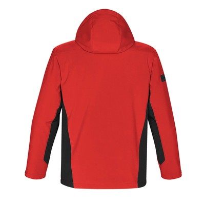 Pre-owned Stormtech Mens Atmosphere 3-in-1 Performance Zip Up Waterproof Jacket Rw3286 In Red/ Black