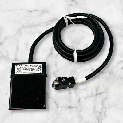 Linemaster Treadlite II Foot Pedal Electrical Switch Pedal T-91-S W/ DB9 Female