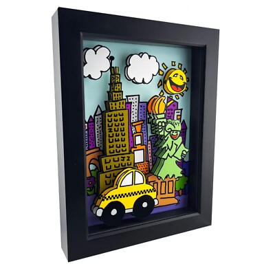 New York City 3D Pop Art Print NYC Empire State Building Statue of Liberty