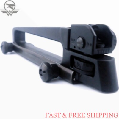 For NcSTAR MARDCH Carry Handle w/ Rear Sight Picatinny Weaver Rail Mount Metal