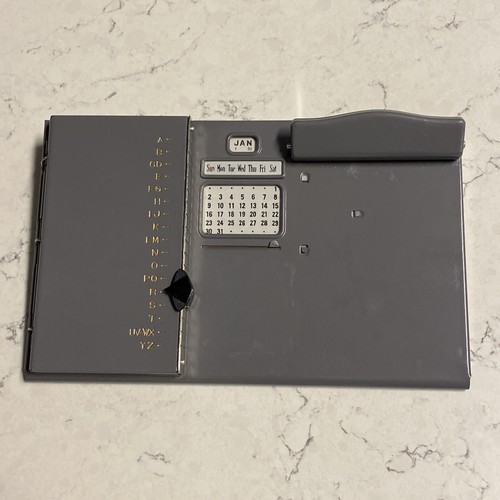 値下げMade in U.S.A. catalog & Scrapbook Vintage Rolodex Flip Up Address Phone Book Calendar Retro
