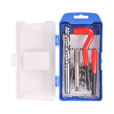 New 15pcs Thread Repair Kit M12 X 1.75x16.3MM Auto Car Helical Coil Tool Set