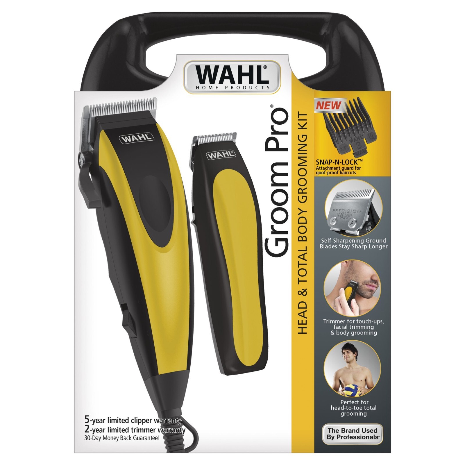 WAHL Groom Pro HEAD TOTAL BODY GROOMING KIT Hair Clipper Trimmer HAIRCUTING eBay