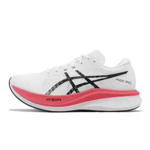 

Женская спортивная обувь Asics Magic Speed 3 White Black Pink 1012B518-100, Белый, Magic Speed 3