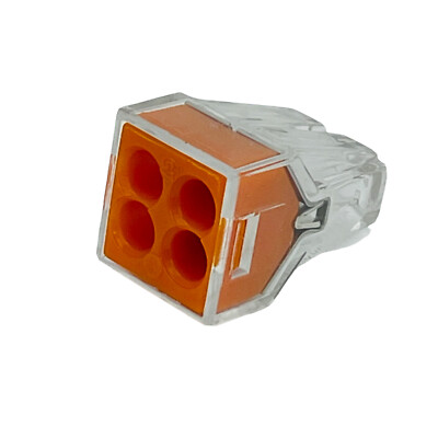 (Qty 250) Wago 773-104 4-Pin Push-Wire Connectors Wall Nuts USA SHIPPER!