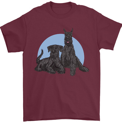 Un T-Shirt Pour Homme 100% Coton Schnauzer Géant