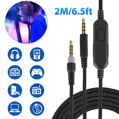 2M Replacement Audio Aux Cable Cord for HyperX Cloud /Cloud Alpha Gaming Headset